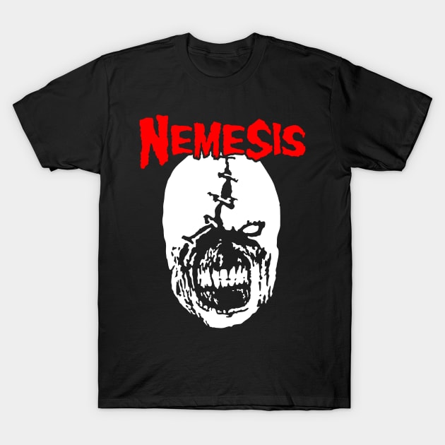 Nemesfits - Red T-Shirt by demonigote